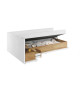 Lit coffre 90x200 avec sommier et matelas