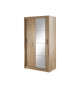 Armoire coulissante avec miroir chêne Shetland