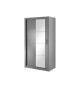 Armoire coulissante grise dressing et rangement
