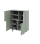 Commode haute vert sauge 4 portes