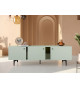 Meuble Télé vert sauge 165 cm 3 portes