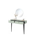 Console murale design vert sauge 2 tiroirs