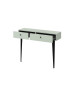 Console murale design vert sauge 2 tiroirs