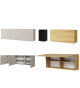 Ensemble bureau meuble TV et rangement