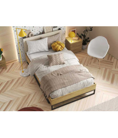 Lit avec tiroir de lit 90x200 avec sommier