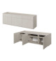 Ensemble bureau meuble TV et rangement