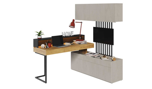 Bureau, meuble TV et rangement