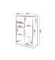 Rangement chambre enfant gris, blanc et bois
