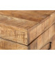 Banc coffre en bois original de manguier