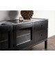 Meuble noir 150 cm pour téléviseur