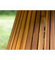 Table basse de jardin ronde en bois d'acacia