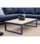 Salon d'angle de jardin contemporain gris, 5 places