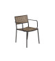 Chaises de jardin thermolaqués et polyrotin pas cher