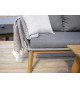 Salon de jardin d'angle avec table basse