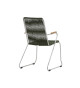 Chaises de jardin en cordage vert