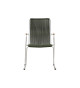 Chaises de jardin en cordage vert