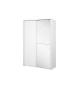 Armoire dressing noir et wengé