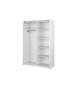 Armoire dressing noir et wengé