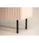 Buffet commode chêne blanchi et noir