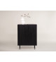 Commode moderne noir 80 cm