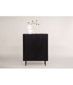 Commode moderne noir 80 cm