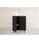 Commode moderne noir 80 cm