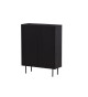 Commode moderne noir 80 cm
