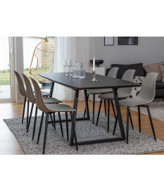 Table de repas extensible 160-200 cm