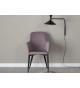Fauteuil simili cuir noir