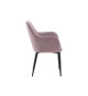 Fauteuil simili cuir noir
