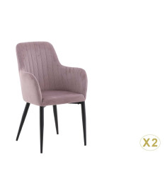 Fauteuil simili cuir noir