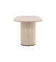 Table à manger moderne chêne blanchi