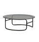 Table basse ronde en verre