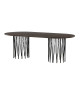 Table de repas ovale 220 cm