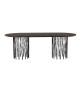 Table de repas ovale 220 cm