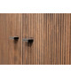 Buffet salle à manger bois foncé 220 cm