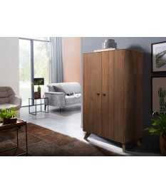 Buffet haut en bois de hêtre foncé