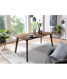 Table de repas en placage de hêtre huilé