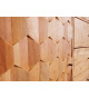 Buffet en bois d'acacia façades sculptées