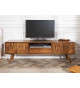 Meuble TV rétro en bois massif sculpté