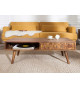 Table basse rectangulaire rétro en sesham