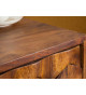 Table de chevet en bois sculpté