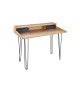 Bureau secrétaire 110 cm aspect chêne