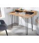 Bureau secrétaire 110 cm aspect chêne