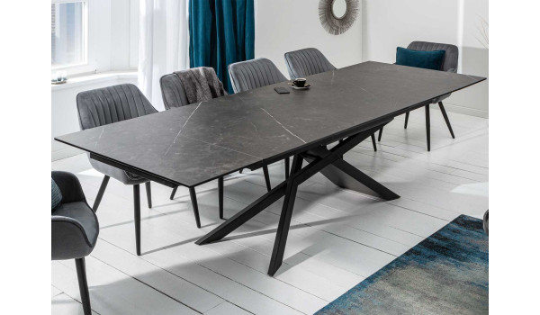 Table de repas extensible en céramique