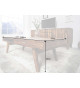 Table basse en sesham rétro 100 cm