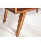 Table basse en sesham rétro 100 cm