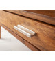 Table basse en sesham rétro 100 cm