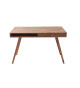 Bureau console en bois massif 120 cm