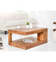 Table basse originale en bois massif